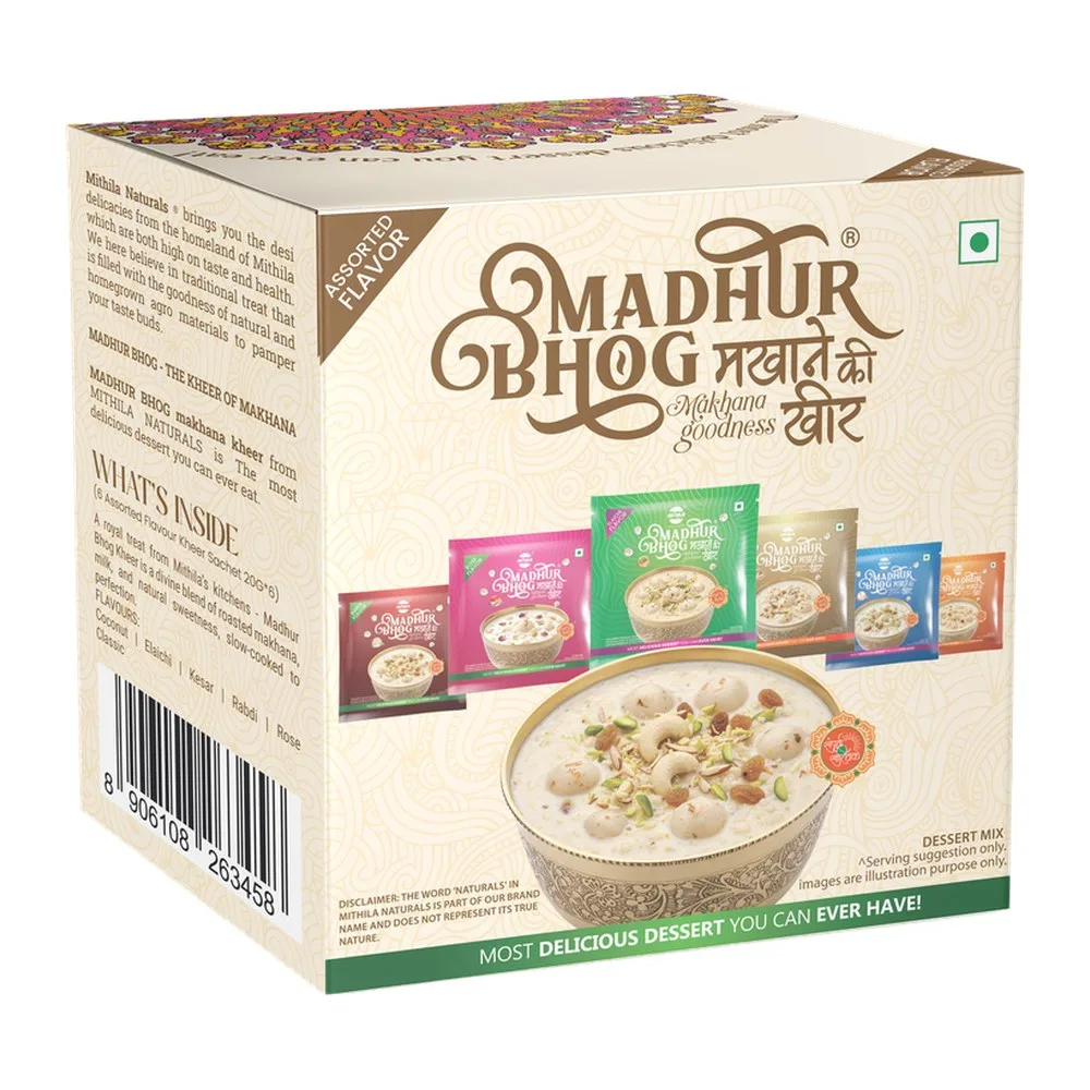 Madhur Bhog Makhana Kheer Pre-Mix – Assorted (6 sachets)