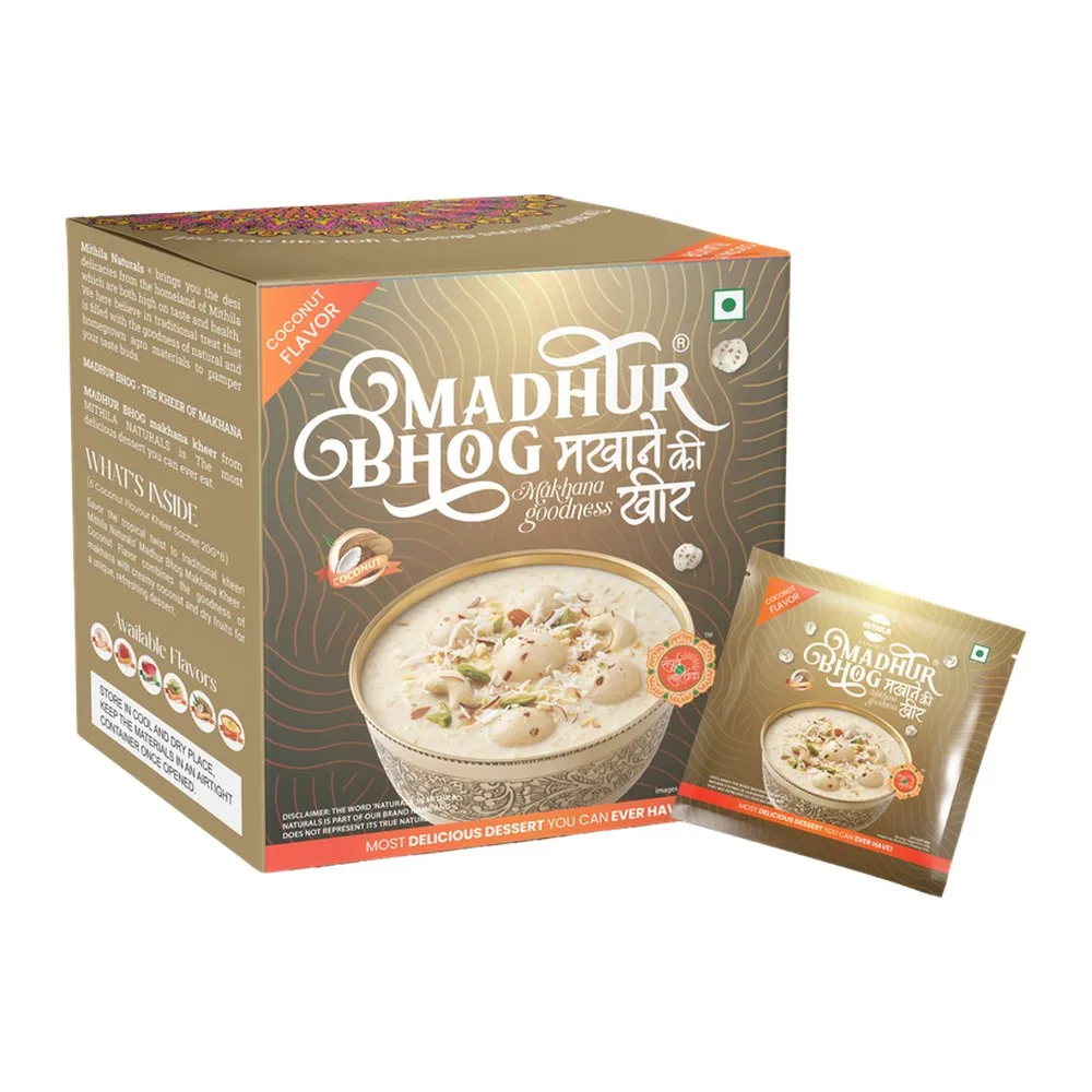 Madhur Bhog Makhana Kheer Pre-Mix – Coconut (6 sachets)