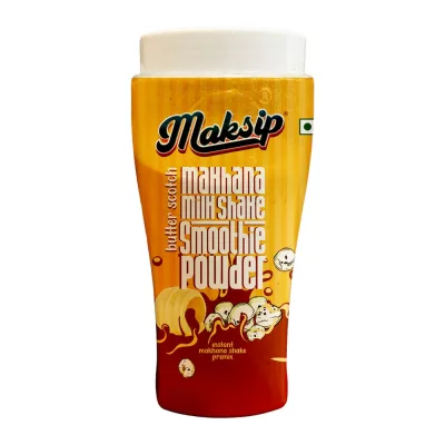 Maksip Makhana Milk Shake Premix – Butter Scotch