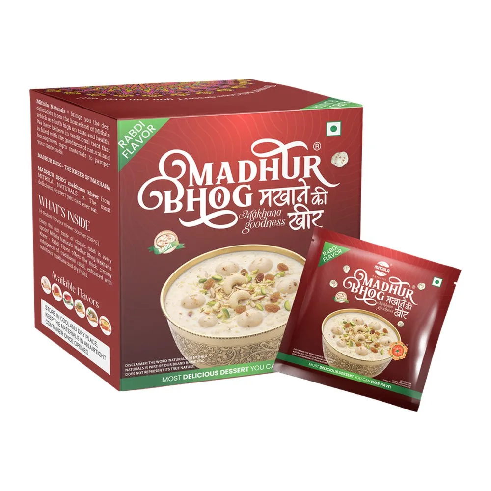 Madhur Bhog Makhana Kheer Pre-Mix – Rabdi (6 sachets)