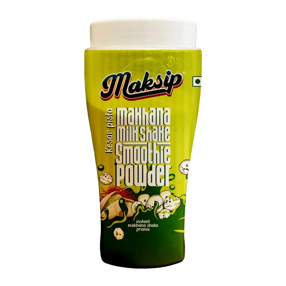 Maksip Makhana Milk Shake Premix – Kesar Pista