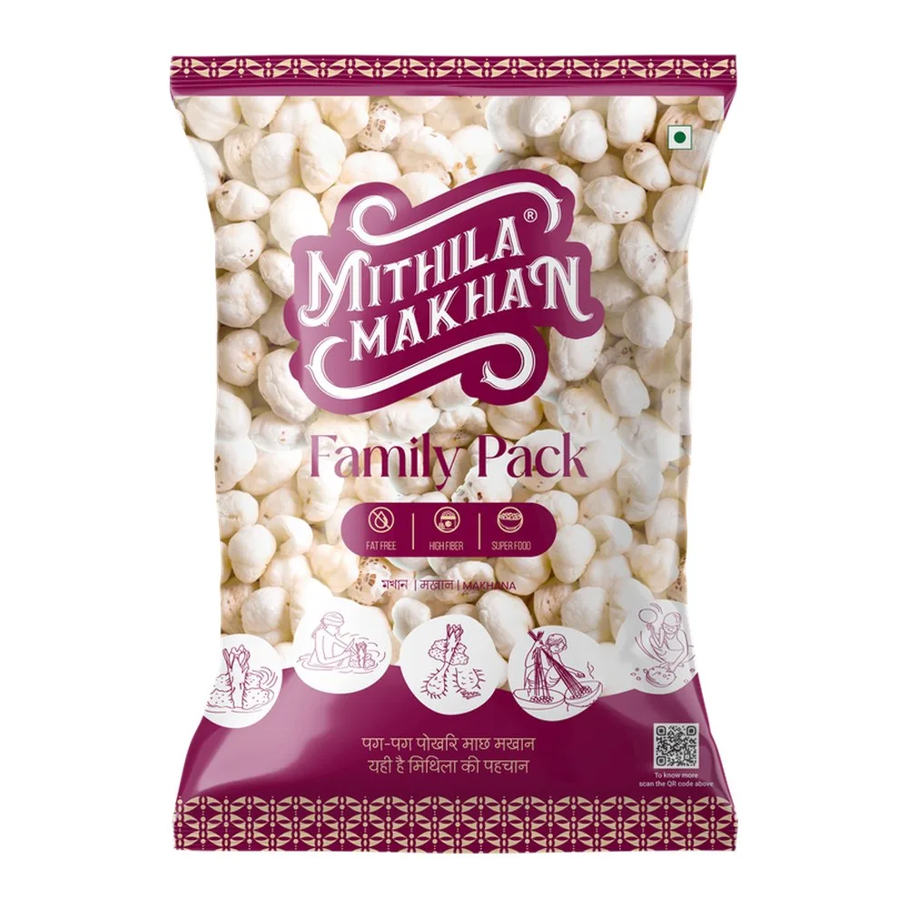 Mithila Makhan Family Pack Makhana (14 mm+)